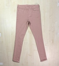 Topshop Leigh Jeans Pre-Production Sample High Rise Skinny Light Pink W28 L29