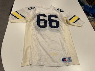 original c. 1988 JEFF TUBO MICHIGAN WOLVERINES college football GAME WORN JERSEY