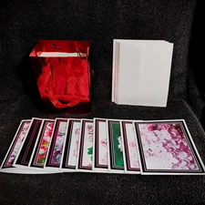 Photo Notecards Handmade Lilacs Flowers Nature set of 10 Blank Inside Thank You