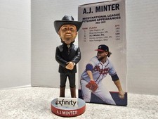 AJ Minter Atlanta Braves MLB 2023 SGA Bobblehead NIB