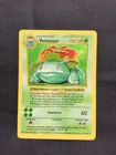 Pokemon Cards: Base Set Shadowless Rare Holo: Venusaur 15/102