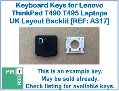 Tastatur Ersatz Tasten für Lenovo ThinkPad T490 T495 Laptops UK Hintergrundbeleuchtung