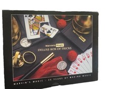 Marvin's Magic Deluxe Box of Tricks 35 Years Of Making Magic Open Box New