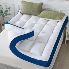 5 Inch Queen Mattress Topper for Back Pain Relief, Filled with Breathable  Soft