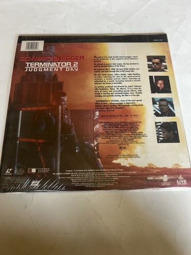 Terminator 2 Judgment Day Widescreen Edition 2 Laserdisc Movie 1993 Gatefold - Picture 2 of 3