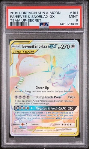 Eevee & Snorlax-GX Team Up #191