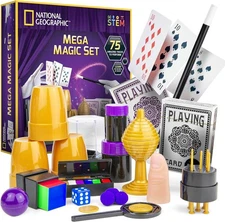 NATIONAL GEOGRAPHIC Mega Magic Set - More than 10 or 75 Magic Tricks for Kids