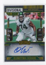 2024 Panini Contenders #165 Olumuyiwa Fashanu Divisional Ticket #/99 Auto