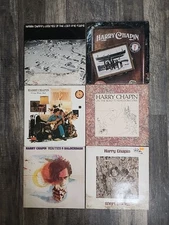 HARRY CHAPIN Lot of 6 Vinyl LP Albums - See Description for Titles