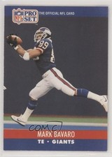 1990 Pro Set Mark Bavaro #592 te2