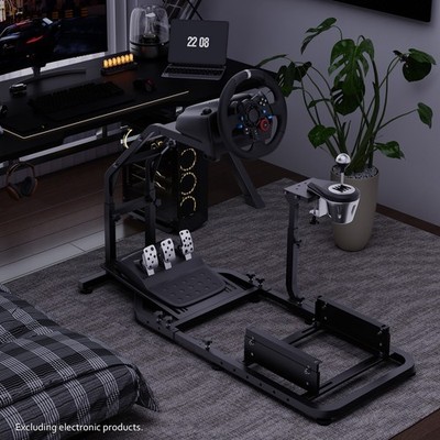 Hottoby Racing Simulator Cockpit Adjustable Fit Logitech G923 G920 Thrustmaster