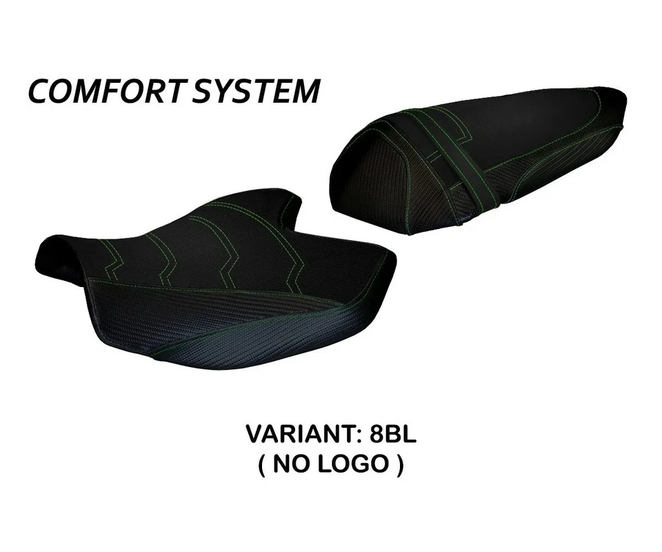 Housse selle Amatrice 2 Comfort System Noir (BL) TPZ KAWASAKI Z 750 2007 2012 fC - Photo 1/1