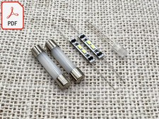 TEAC A-3300SX A-2300SX replacement LED VU meter lamps bulbs kit INSTRUCTIONS