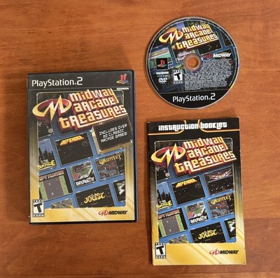Midway Arcade Treasures (PlayStation 2, Ps2) CIB Complete w/ Reg & Tested
