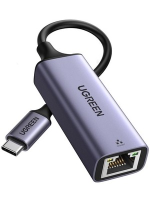 UGREEN USB C to Ethernet Adapter, Plug and Play 1Gbps 0.3FT, Space Grey