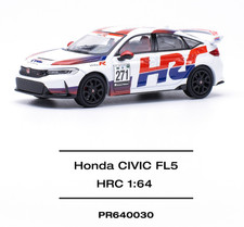 Pop Race Honda Civic Type R FL5 - HRC 1:64 Scale Diecast Car PR640030