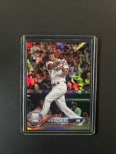 2018 Topps Chrome - Rhys Hoskins #70 Refractor (RC)