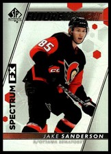 2022-23 SP Authentic #S-87 Jake Sanderson Spectrum FX