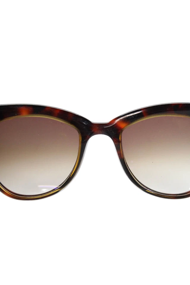 Oscar de la Renta Mujeres Caparazón de Tortuga Lente Ovalada Natasha Gafas de Sol Marrón Foto 3 de 4