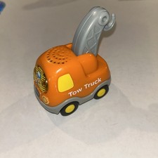 Vtech Go Go Smart Wheels Oarnge Tow Truck Lights Sounds Interactive Toy Car