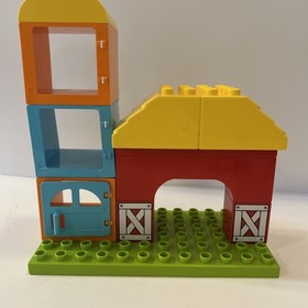 Lego Duplo My First Farm Set 10617 w/Horses, Farmer, Tractor, Cats *See Details