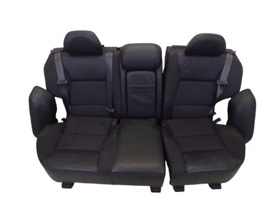 Rücksitzbank Leder geteilt Sitz hinten Teilleder OFF BLACK LEATHER/TEXTILE  pass - Bild 1 von 4