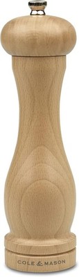 Cole & Mason HA0825P Beech Capstan Salzmühle, Buchenholz natur, 200mm, 