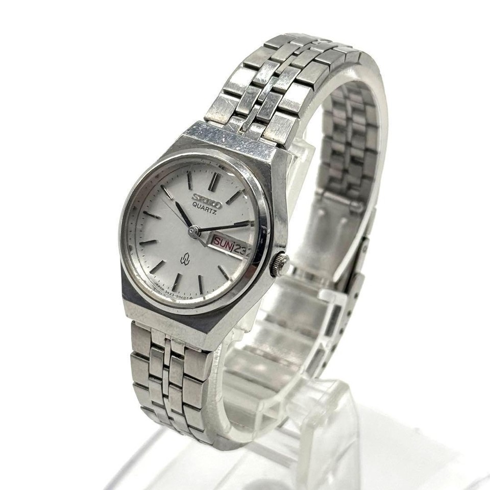 SEIKO 3423-0010 Ladies Watch Quartz Day-Date Women's Analog From Japan ...