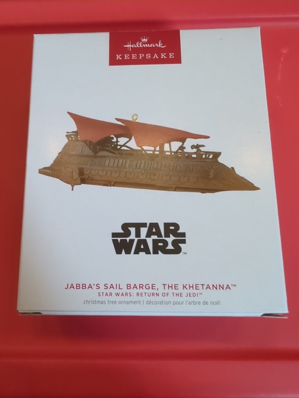 2023 Hallmark Keepsake Ornament Jabba Sail Barge The Khetanna Sound Magic!