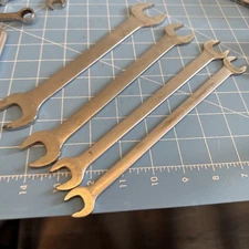 Snap On LTA 4-Piece 7/16"- 7/8" Low Torque Slimline Open End Wrench Set