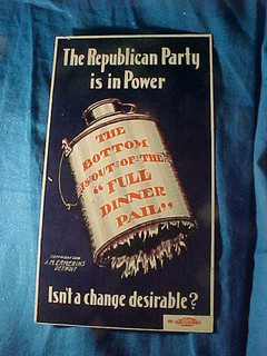 1908 PARTITO REPUBBLICANO in TEMPO DI POTERE per CAMBIAMENTO CAMPAGNA POLITICA CARTOLINA