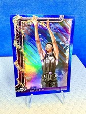 2025-26 Topps Holiday - Ace Bailey #H165 Holiday Metallic Blue Glitter (RC)