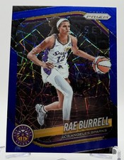 2025 Panini Prizm WNBA Rae Burrell #25 Blue Velocity Los Angeles Sparks