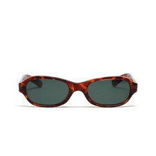 Authentic New Vintage women's 90s tortoiseshell oval sunglasses