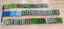 Mixed Lot Rechargeable Batteries NiMH 64 - AA / 37 - AAA