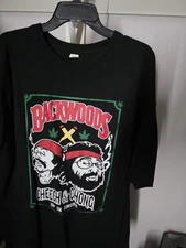 Shaka Wear 2XL  Heavy Backwoods Cheech & Chong Up In Smoke T-Shirt Used