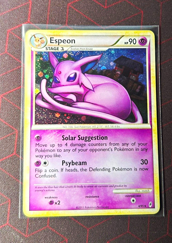 Espeon 4/95 Call of Legends Holo Rare 2011 English