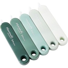 5 PCS White Correction Tape with Lid, Easy to Use Instant Correction Tape Roller