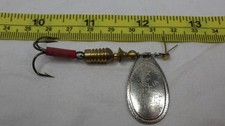 Vintage Mepps Aglia 3 (1) and 2 (2) British French Spinner Lure Brass Body