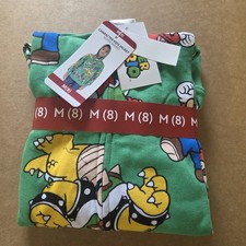 Super Mario Brothers Zipup Hoodie, Kids Size Medium, 8 New