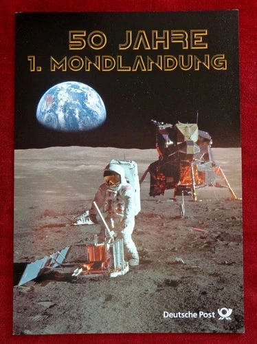 2019 -FDC - GERMANY - SPACE, 50th ANNIV. APOLLO 11 MOON LANDING (BROCHURE)