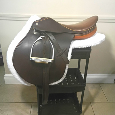 18  Crosby Mark VI Spring Seat English Saddle Package (Complete Setup)