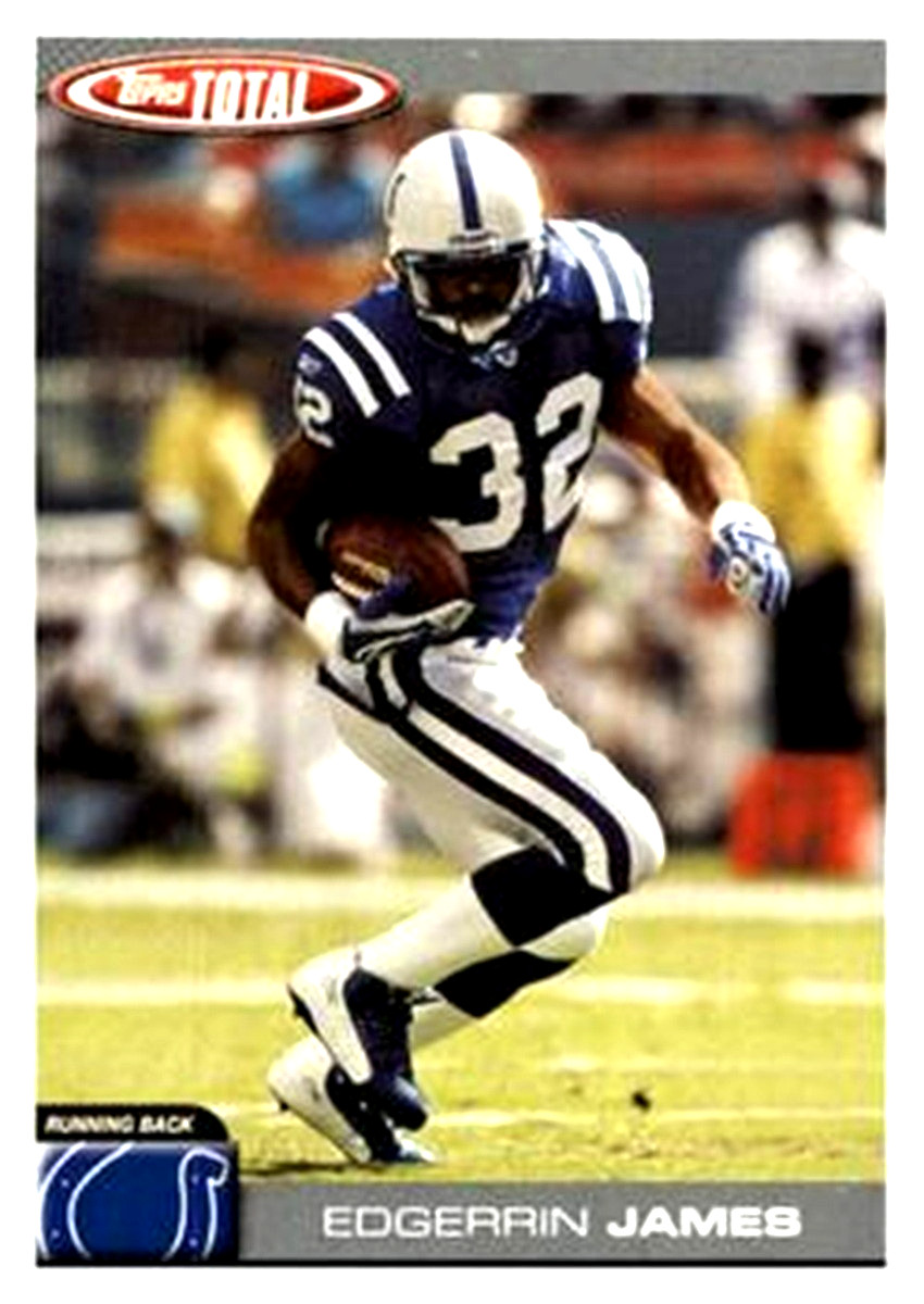 2004 Topps Total #65 Edgerrin James Indianapolis Colts HOF
