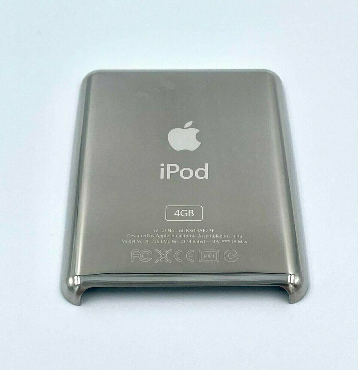 Replacement Back Housing for iPod Nano 3rd Gen 4GB Silver A1236