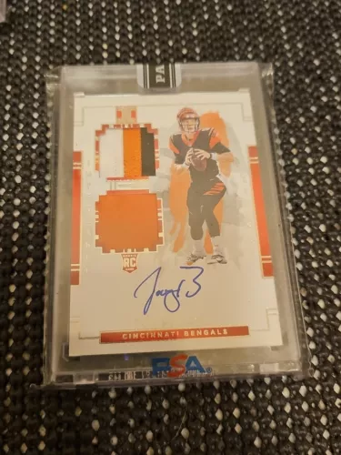 JOE BURROW 2020 Panini  Impeccable Elegance  RPA 1 OF 1 BLACK BOX