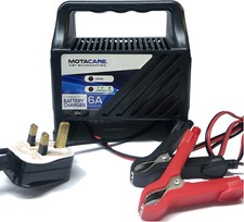 6 AMP Car Battery Charger 12V Compact Portable 6A 12 Volt