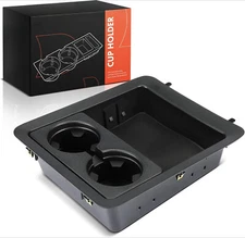 Cupholders compatible with Chevrolet 1500 and Cadillac EXT front center console