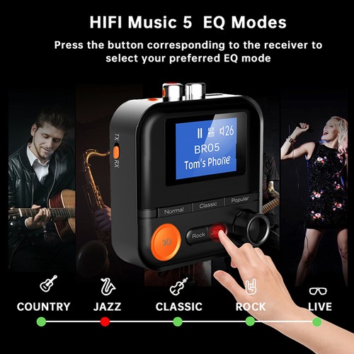UK Sound Receiver Bluetooth-kompatibel 5.2 Wireless AUX 2RCA TF für TV/Computer - Bild 3 von 12
