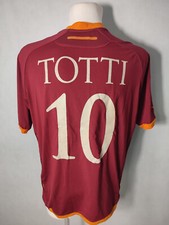 Maglia calcio Roma Home 2006 - 2007 jersey diadora #10 Totti taglia M