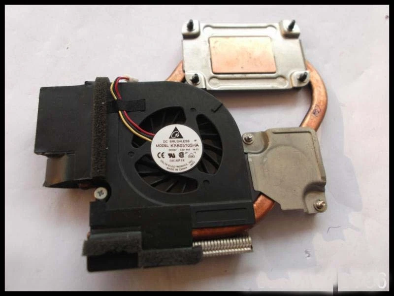 New cooler for HP DV3 DV3-4000 cooling heatsink with fan 601336-001 DSC MODEL - Image 2 of 2